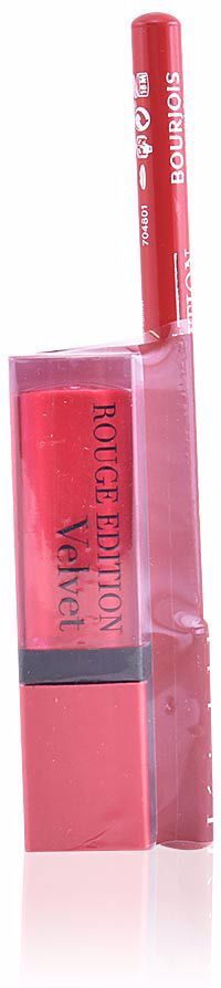 Photos - Lipstick & Lip Gloss Bourjois Rouge Edition Velvet lipstick #13+contour lipliner #6 