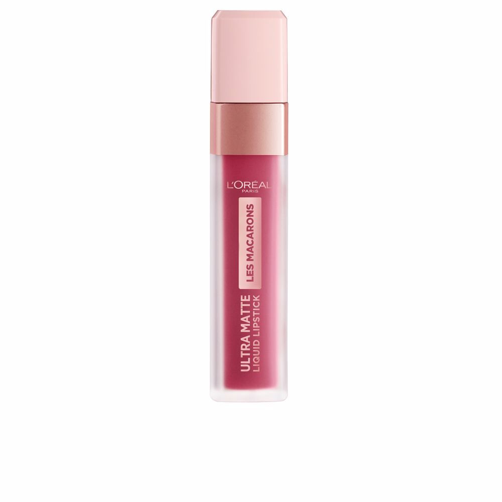 Photos - Lipstick & Lip Gloss LOreal L'Oréal París Les Macarons ultra matte liquid lipstick #828-framboise fren 