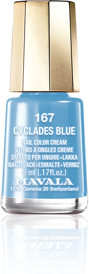 Photos - Nail Polish Mavala Nail Color #167-cyclades blue 