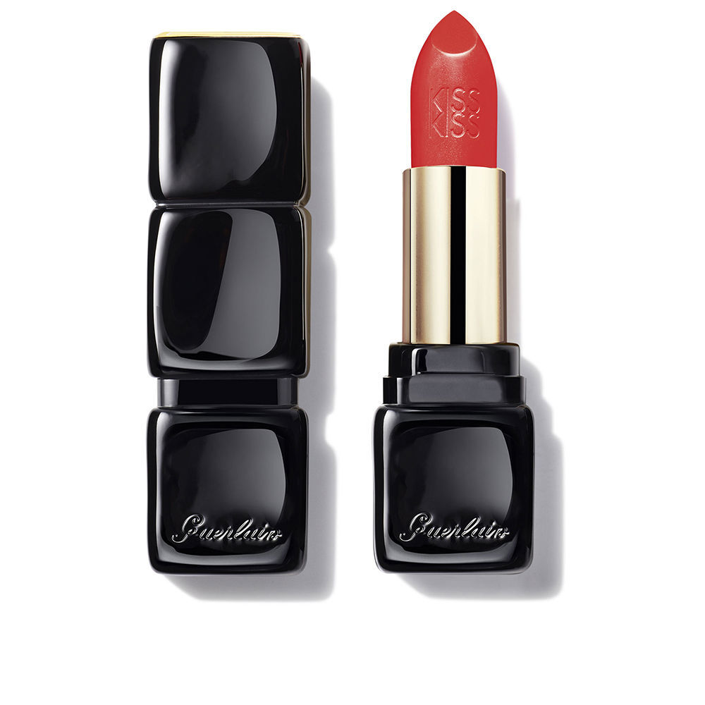 Photos - Lipstick & Lip Gloss Guerlain Kisskiss le rouge crème galbant #344-sexy coral 