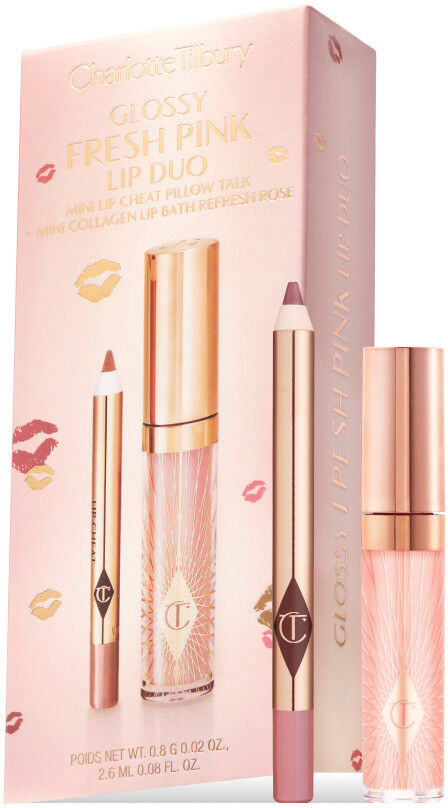 Charlotte Tilbury Glossy Lip Duo - Fresh Pink  Female Size: