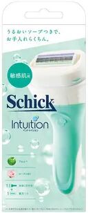 Schick Japan - Intuition Sensitive Skin Razor Holder & Blade Refill 1 pc  - Cosmetics