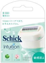 Schick Japan - Intuition Sensitive Skin Razor Blade Refill 3 pcs  - Cosmetics