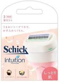 Schick Japan Intuition Moist Skin Razor Blade Refill 3 pcs  - Womens