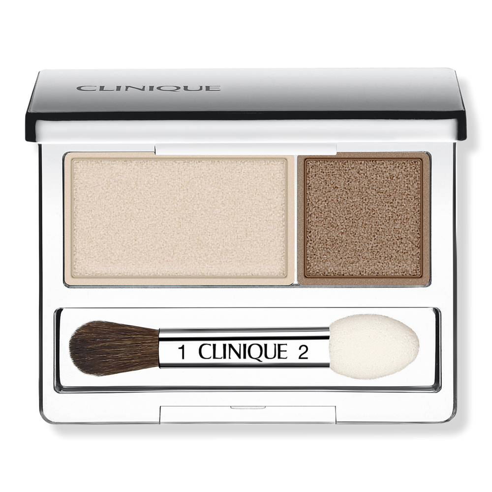 Clinique All About Shadow Duo Eyeshadow - Ivory Bisque/Bronze Satin New