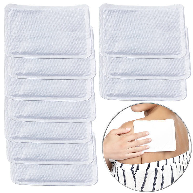 newgen medicals Bodywärmer-Wärmepad für bis zu 12 Stunden Wärme, 10er-Pack