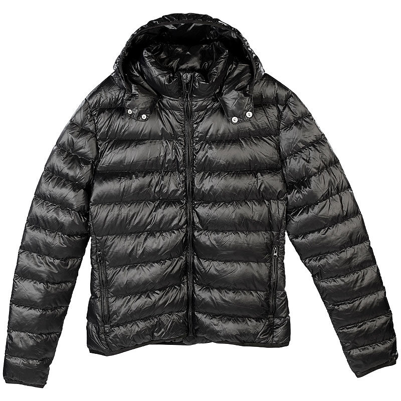 Pearl Daunenjacke, schwarz, Größe L, unisex