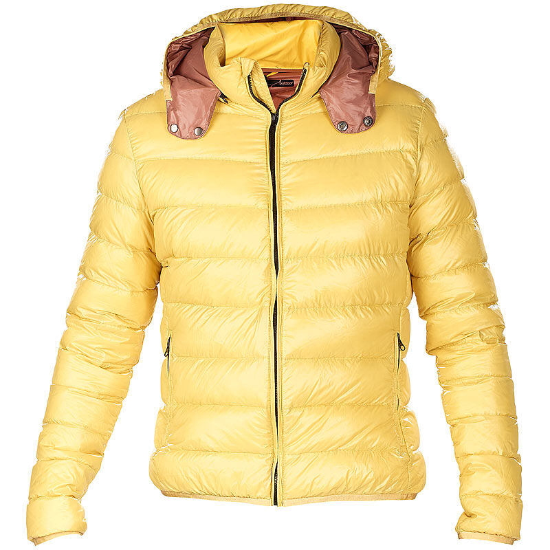 Pearl Ultraleichte Steppjacke mit Daunen, Größe XL, savannengelb, unisex