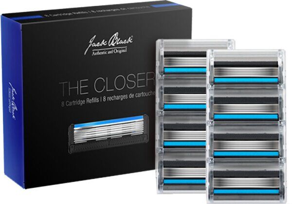 Jack Black The Closer 5-Blade Cartridge Refills (8 pieces) Rasierklin