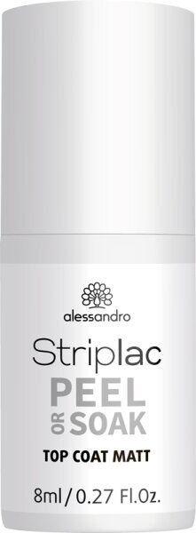 Alessandro Striplac Peel or Soak Top Coat Matt 8 ml Nagelüberlack