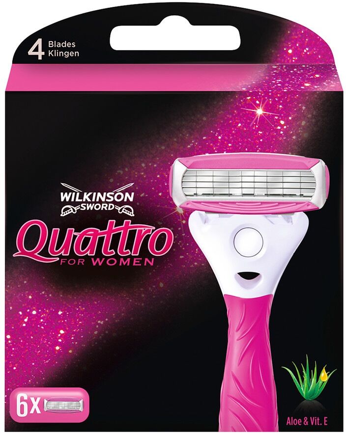 Wilkinson Quattro for Women Damen Rasierklingen