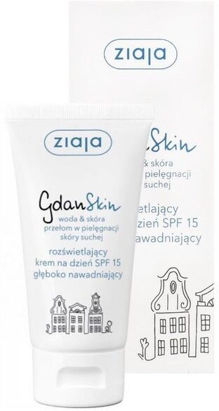 ZIAJA GdanSkin Rozświetlający krem na dzień SPF 15