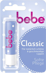 Johnson & Johnson GmbH bebe® Young Care Lippenpflege, Schöne zarte Lippen brauchen Schutz und Pflege, Classic