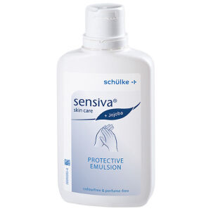 Schülke & Mayr GmbH Schülke sensiva® Schutzemulsion, Hautschützend und entzündungshemmend, 150 ml - Kittelflasche