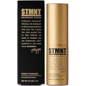 STMNT STATEMENT GROOMING GOODS Spray Powder 4g   Extra mattes Finish   Beeindruckende Textur und Griffigkeit   Sofortiges Ansatzvolumen und extreme Fülle