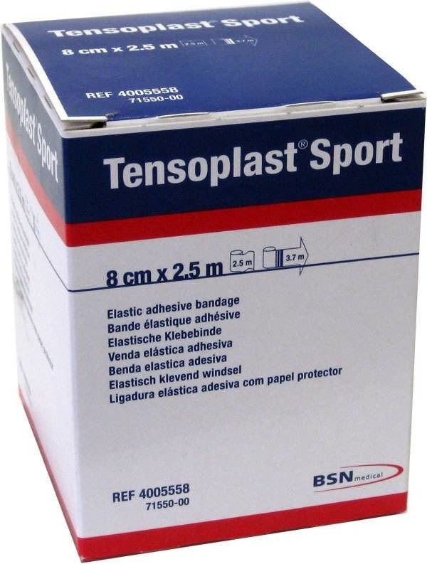 BSN Medical Tensoplast® Sport Elastische Klebebinde 8 cm x 2,5 m