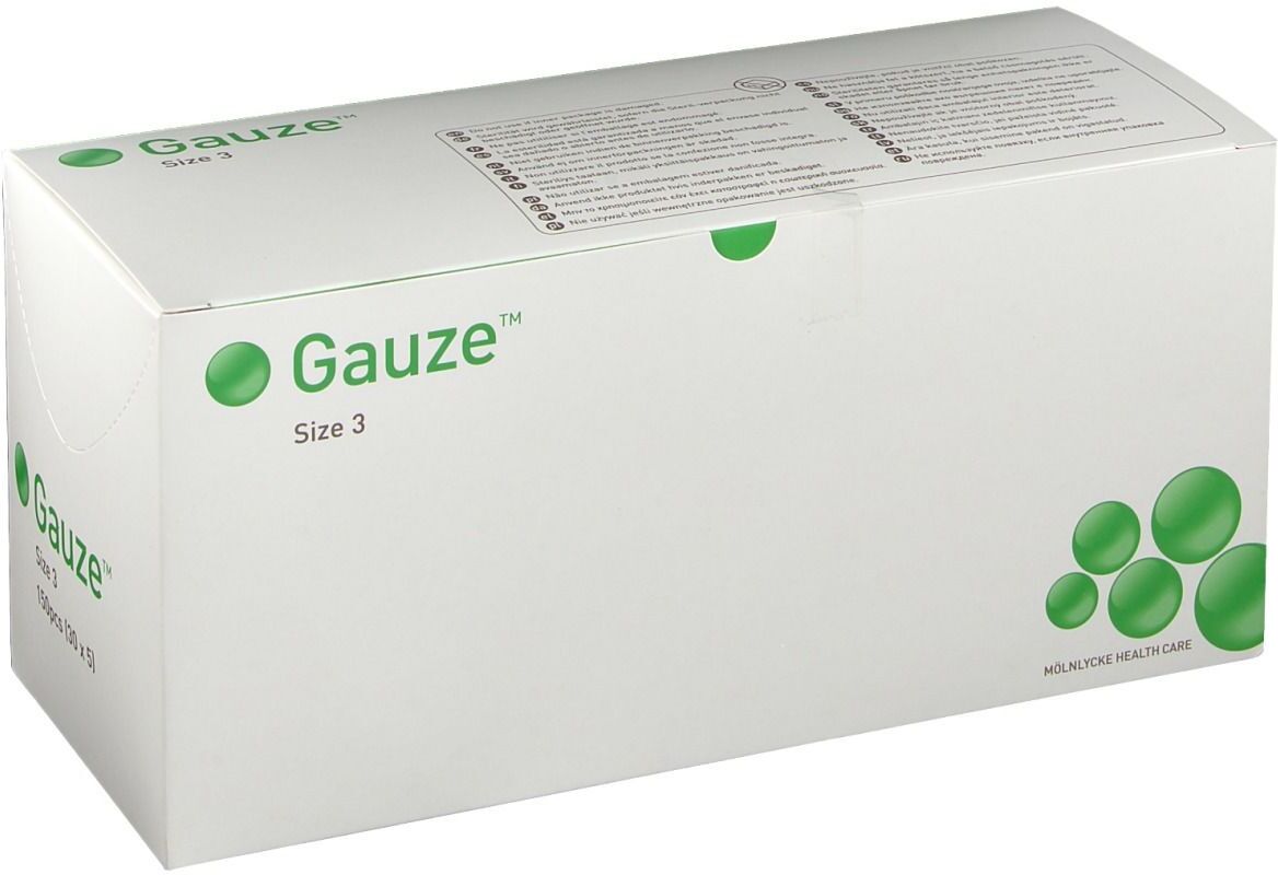 Mölnlycke Health Care Gauze™ Mulltupfer steril Gr. 3 30 x 5 cm