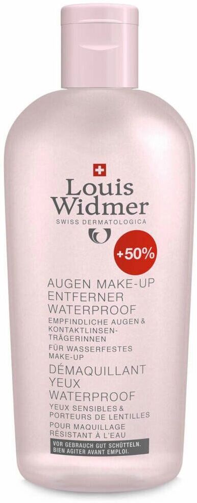 Louis Widmer Augenmake-up Reinigung - Waterproof ohne Parfüm +50% Gratis