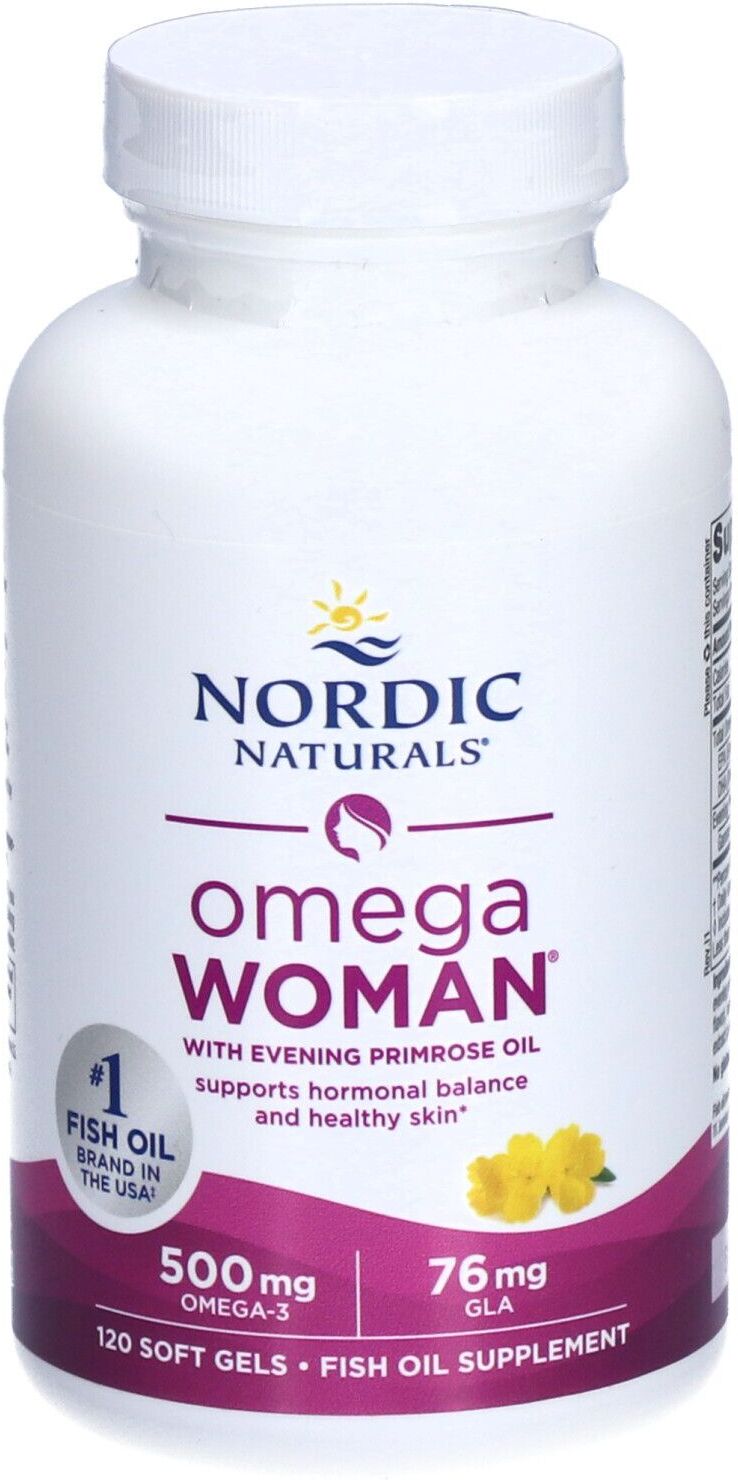 COMPLEMED GROUP Nordic Naturals® Omega Woman® essentielle Fettsäuren mit Zitronengeschmack