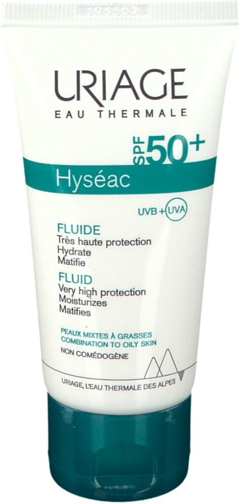 Uriage Hyséac Fluide Sonne SPF 50+ gemischte Haut