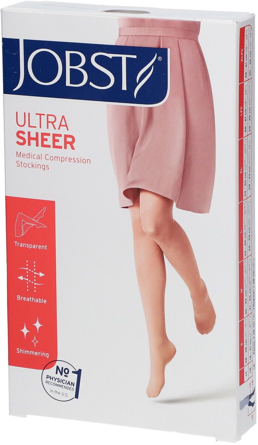 JOBST® Jobst UltraSheer Comfort K2 - Panty Kniestrumpf M