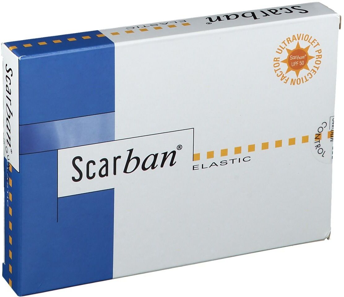 Scarban® Elastic Silikonverband 5 x 7,5 cm