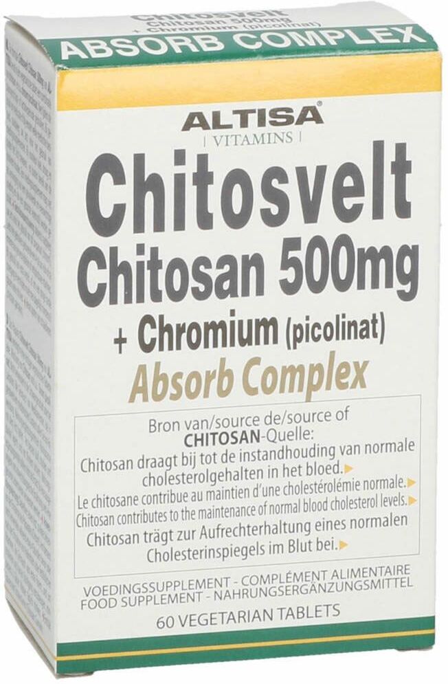 Altisa® Chitosvelt Chitosan 500 mg + Chromium