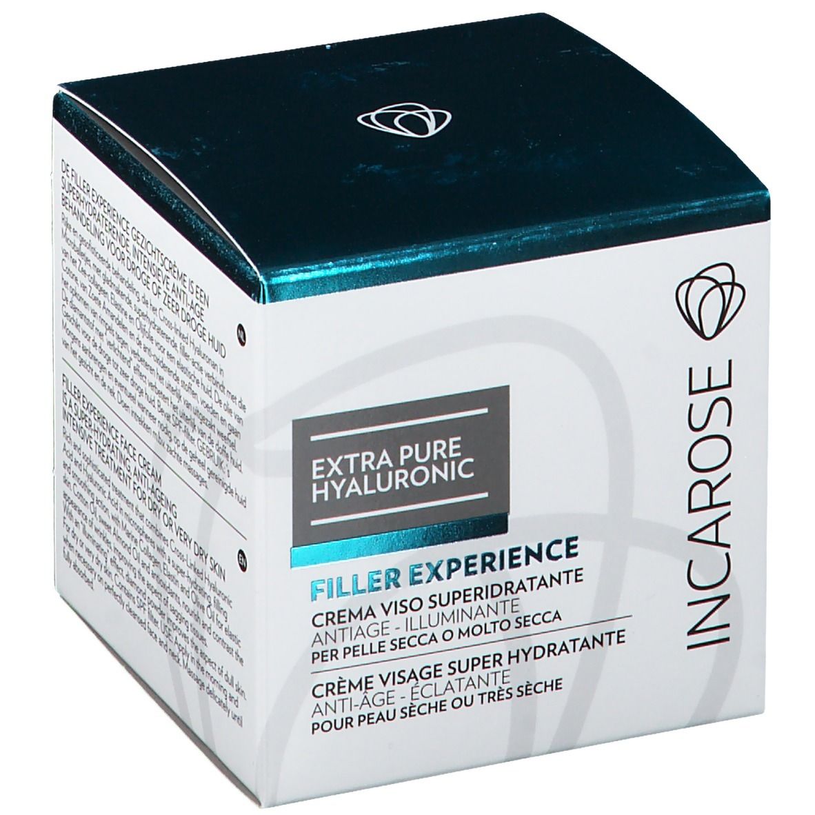 EUROPHARMA Incarose® Extra Pure Hyaluronic Filler Experience Super Hydrating Anti-Aging Gesichtscreme