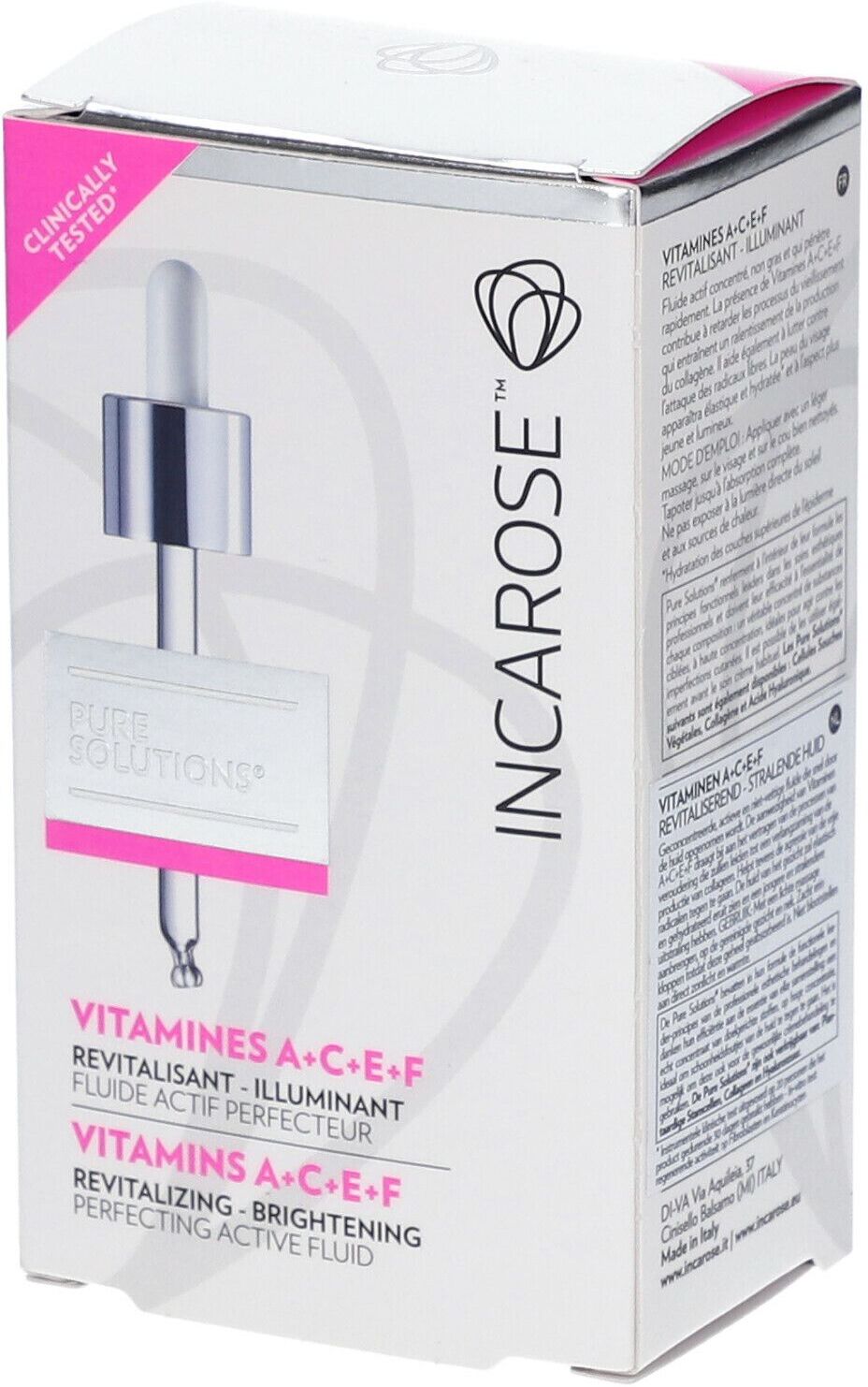 Incarose Pure Solutions® Vitamin A+C+E+F