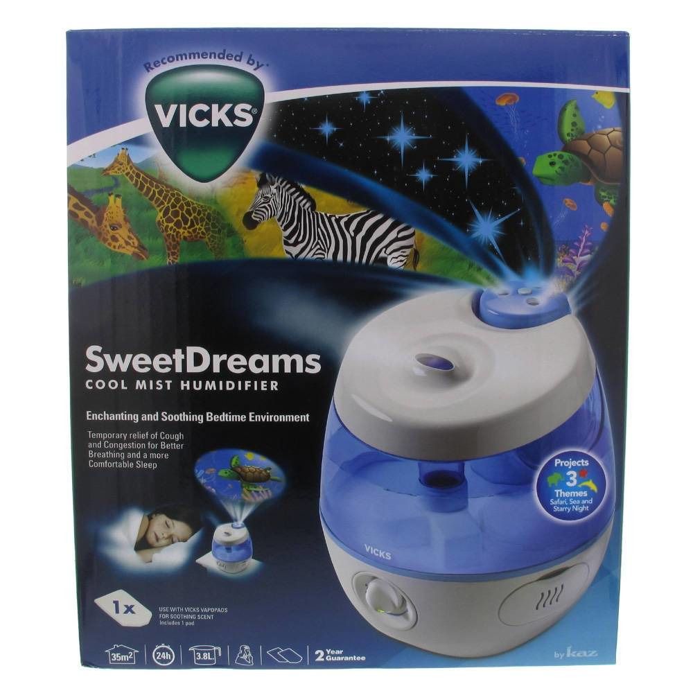 Vicks® SweetDreams Luftbefeuchter mit Lichtspiel