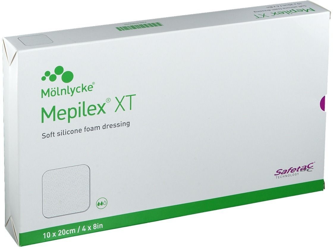 Mölnlycke Health Care Mepilex XT 10 cm x 20 cm