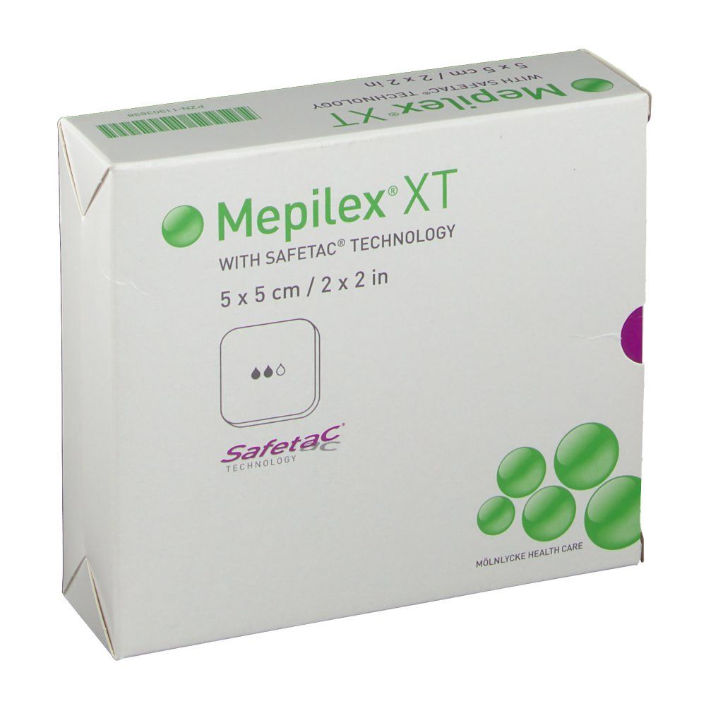 Mölnlycke Health Care Mepilex XT 5 x 5 cm