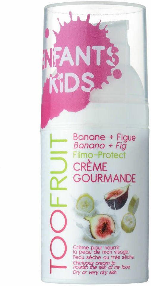 Toofruit Creme Gourmand Nourmand Nourishing Face Cream Kids Banane - Fig Bio