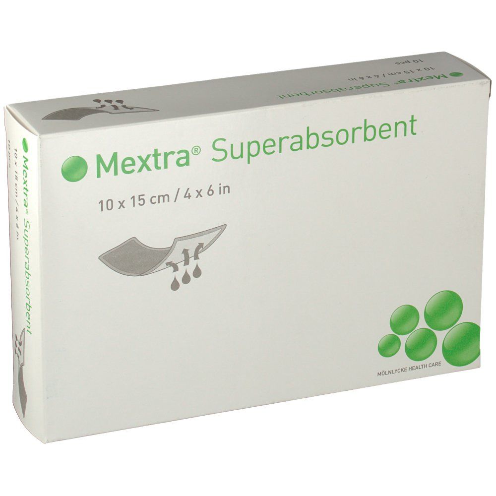 Mölnlycke Health Care Mextra® Superabsorbent 10 x 15 cm