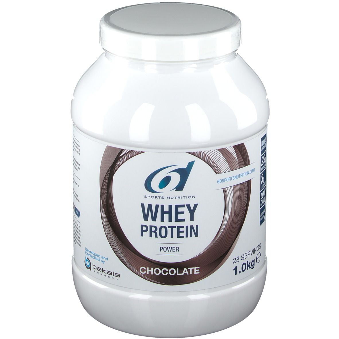 6D Sports Nutrition Whey Protein Power Schokolade