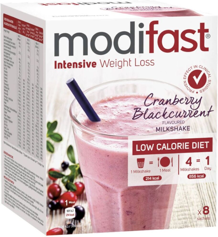 Modifast® Intensive Weight Loss Milchshake Cranberry Geschmack