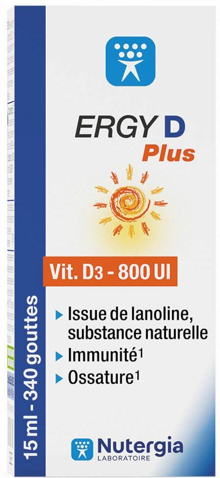 Laboratoire Nutergia Nutergia Ergy D Plus