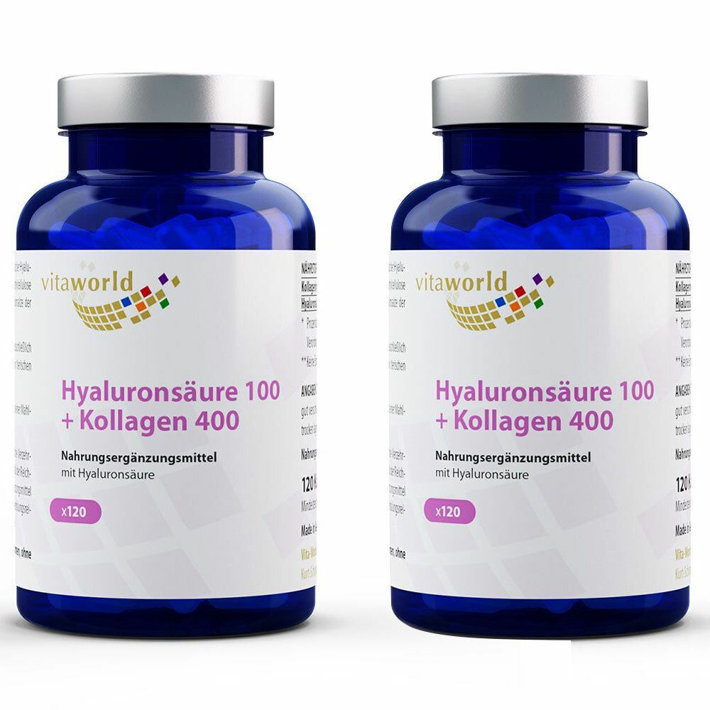 Vita World GmbH Hyaluronsäure 100 + Kollagen 400