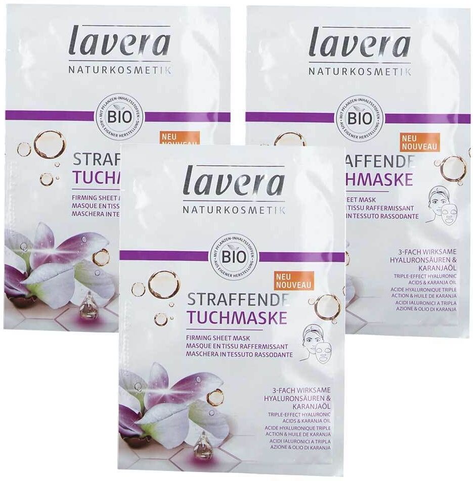 lavera Straffende Tuchmaske 3er-Pack