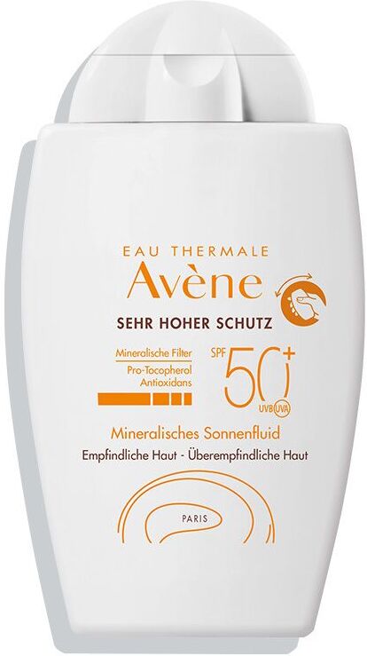 Avène Mineralisches Sonnenfluid Spf50+ ungetönt