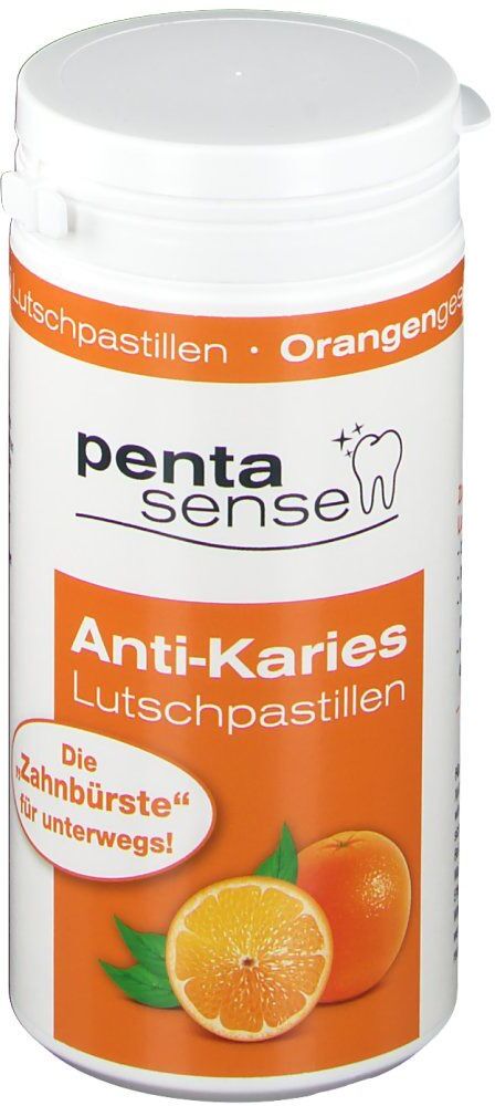 penta sense Anti-Karies Lutschpastillen Orange