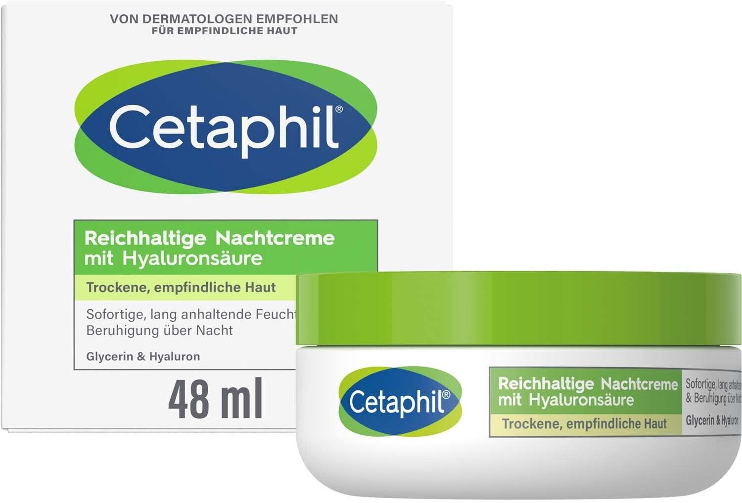 Cetaphil® Reichhaltige Nachtcreme mit Hyaluronsäure