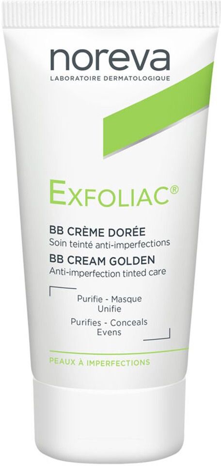 noreva Exfoliac® getönte BB-Creme Dunkel