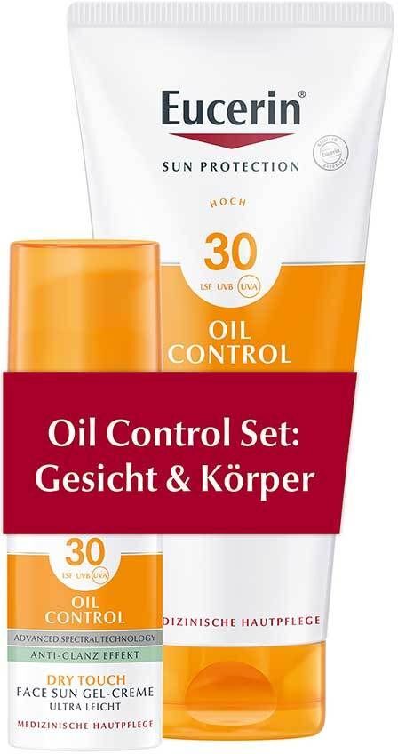 Eucerin Sun Oil Control Set Gesicht + Körper Lsf30 - mit ultra leichter Textur