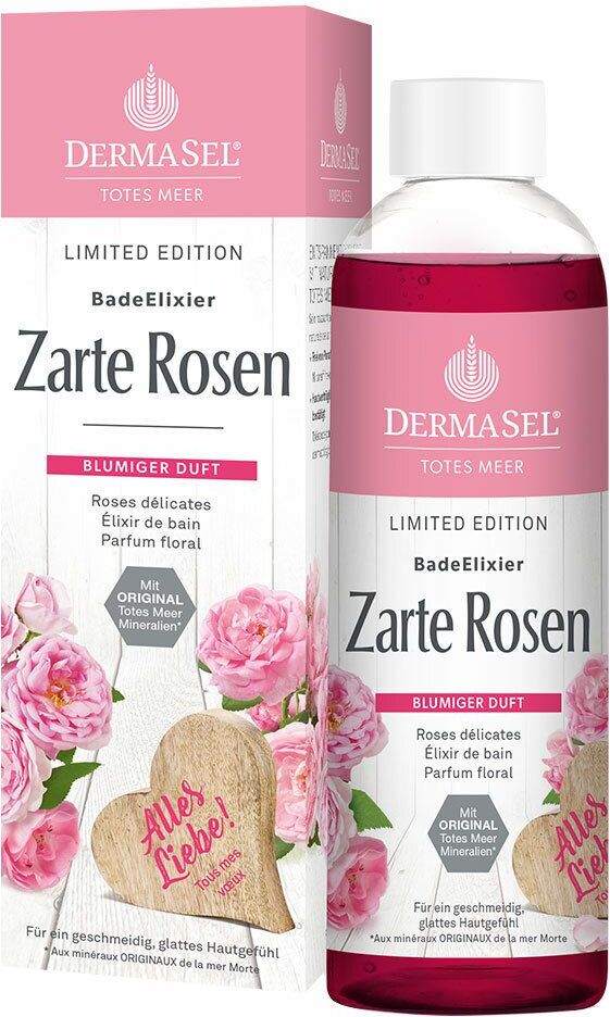 Fette Pharma GmbH Dermasel® BadeElixir Zarte Rosen