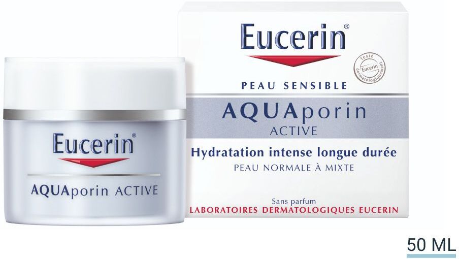 Eucerin® Aquaporin Aktive, lang anhaltende, intensive Befeuchtung der normalen bis Mischhaut