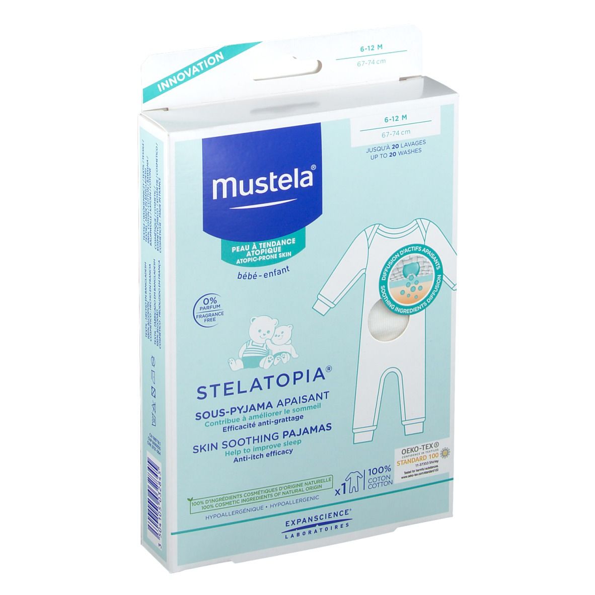 mustela® Beruhigender Pyjama 6-12 Monate