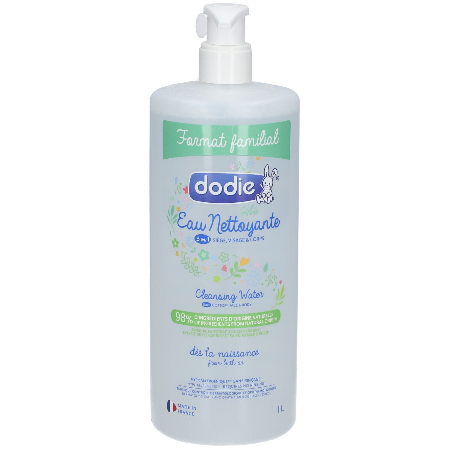 POLIVE ALLOGA FRANCE dodie® 3-in-1-Reinigungswasser