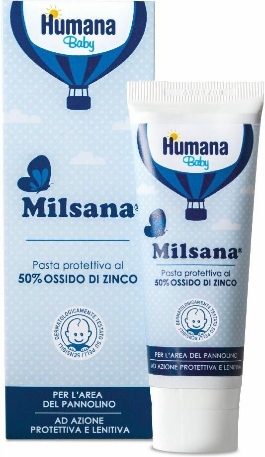 HUMANA ITALIA SpA Humana Baby Milsana® Schutzpaste mit Zinkoxid