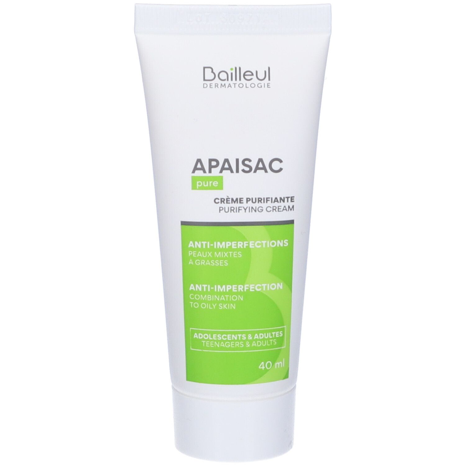 LABORATOIRES BAILLEUL S.A. Apaisac Bioriga Pure Pflegecreme